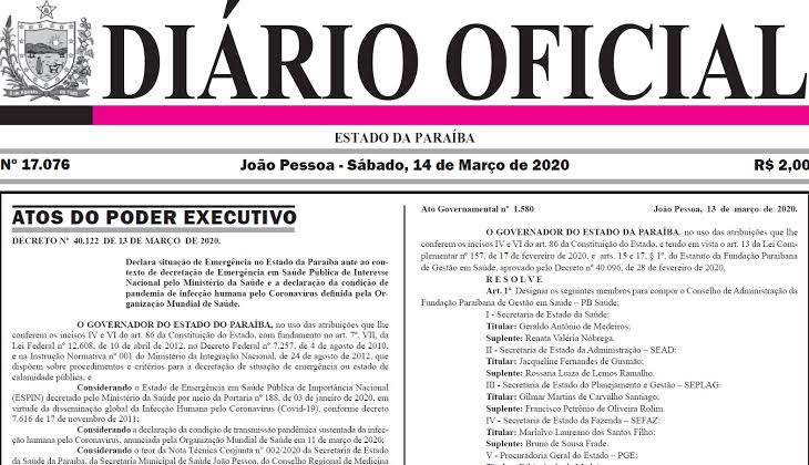 Irmão de ex secretario de Luciano Cartaxo na PMJP é nomeado no governo João Azevedo II